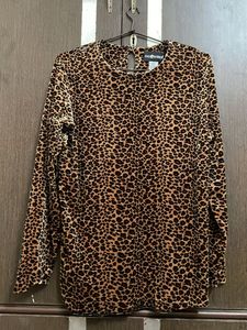 Animal Print Top XL