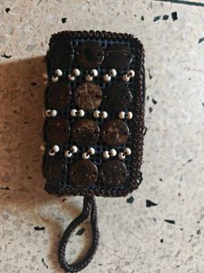 Wallet Coconut Shell & Bead – Dual Zi