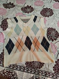 PRICE DROP!! Argyle Knit Sweater Vest
