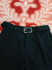 Women Black Formal Straight Fit Narrow Pants