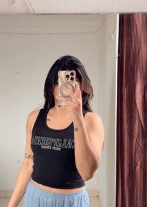 Black Crop Top