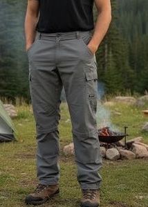 Loose Fit Baggy Parachute Cargo Pants