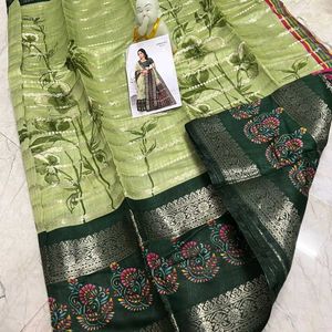 Floral Print Saree