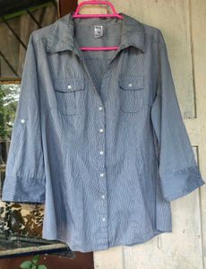 Blue Striped Shirt