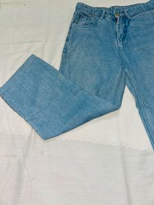 Light Wash Wide Leg Jeans