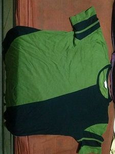Green And Black Color T-shirt From Wrath Brand