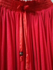 Red Skirt Festive Wear