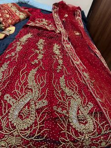 Maroon Wedding Lehenga
