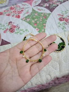 Handmade hoop earring