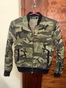 Camo Print Jacket