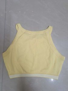 Yellow Crop Top/ Bralette