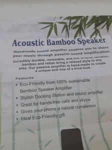 Bamboo Speaker