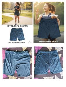 Blue Casual Shorts