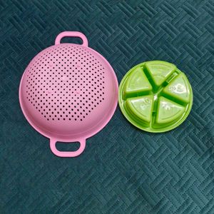Strainer And Masala Box
