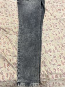 Stylish Gray Denim Jeans