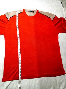 Color Block Crew Neck Sweater T Shirt