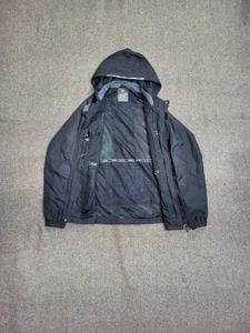 Stylish Black Windbreaker