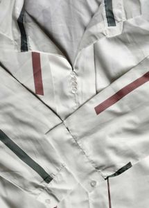 Vintage Striped Button-Down Shirt