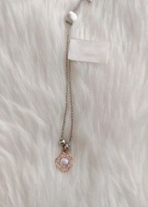 925 Clover Pendant Necklace With Hallmark