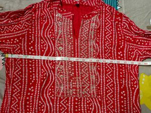 Royal Red Rajasthani Kurti
