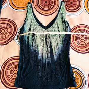 🛍️ Fringe Detail Tank Top ⭐⭐⭐⭐