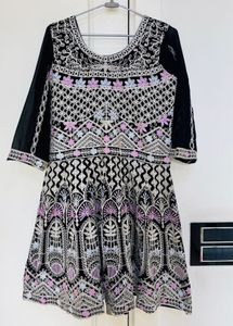 Black embroidered Kurta