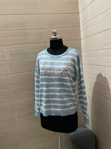 New with tag Oversized Striped Pullover Sweater