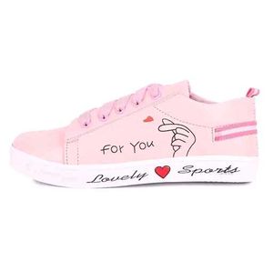 Pink 'Lovely Sports' Sneakers