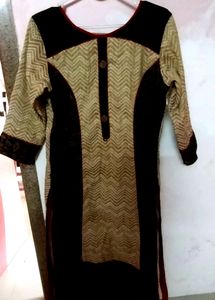 Pure Cotton Fabric Formal Kurti