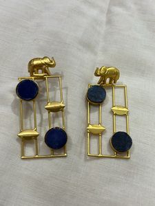 18K Plated Contemporary Earrings