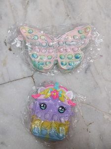 Pop It Purses - Butterfly & Unicorn
