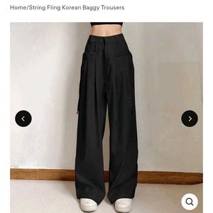 Wide Leg Black Pants