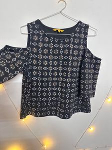 Global Desi Cold Shoulder Top