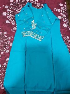 Teal Kurta Set &amp; Dupatta
