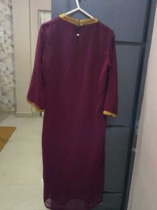 Elegant Purple Kurta