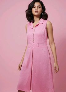 Pink Sleeveless Jumpsuit