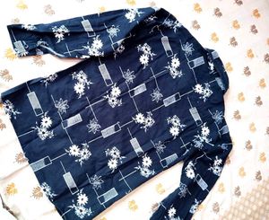 Floral Print Shirt 🤍🧒🏻