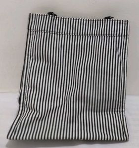 Transparent &amp; Striped Bag: Monsoon Essential