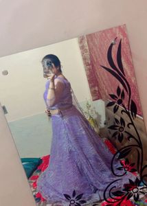 Sparkling Lavender Lehenga Choli