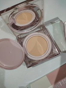 Clio Cushion Foundation Set With Extra Refill~ 18g Pack Bigger Size Pack Refill Not Mini