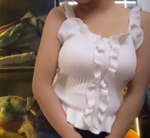 Frill White Top