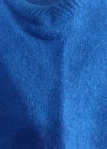 Blue Long Sleeve Sweater