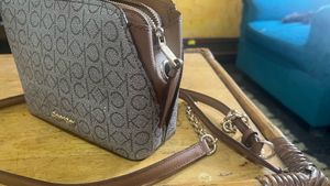 Calvin Klein Monogram Crossbody Bag