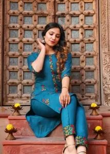 Embroidered Kurta Set