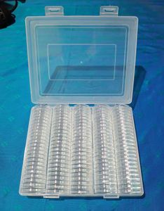 Coin Capsules 120Ps With Adjustable Foam And Box