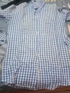 Checked Blue Shirt