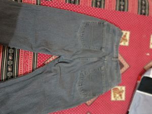 Relaxed Fit Grey Denim
