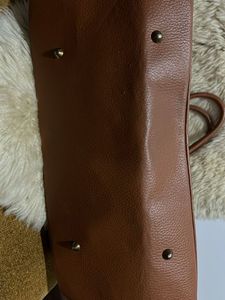 Borse In Pelle Brown Leather Tote Bag