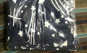 STAR SHAPE BEDSHEET+2 PILLOW COVERS