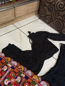 Black Lehenga Choli with Dupatta